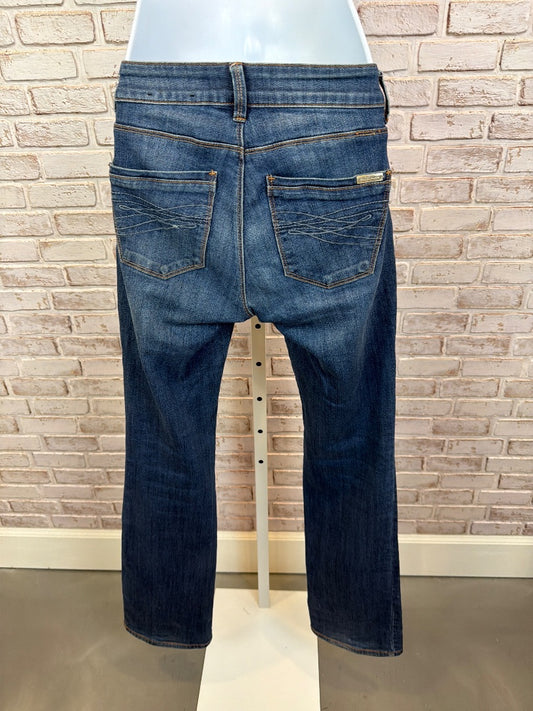 White House Black Market Bootleg Jeans, Denim, 00, Used - Good