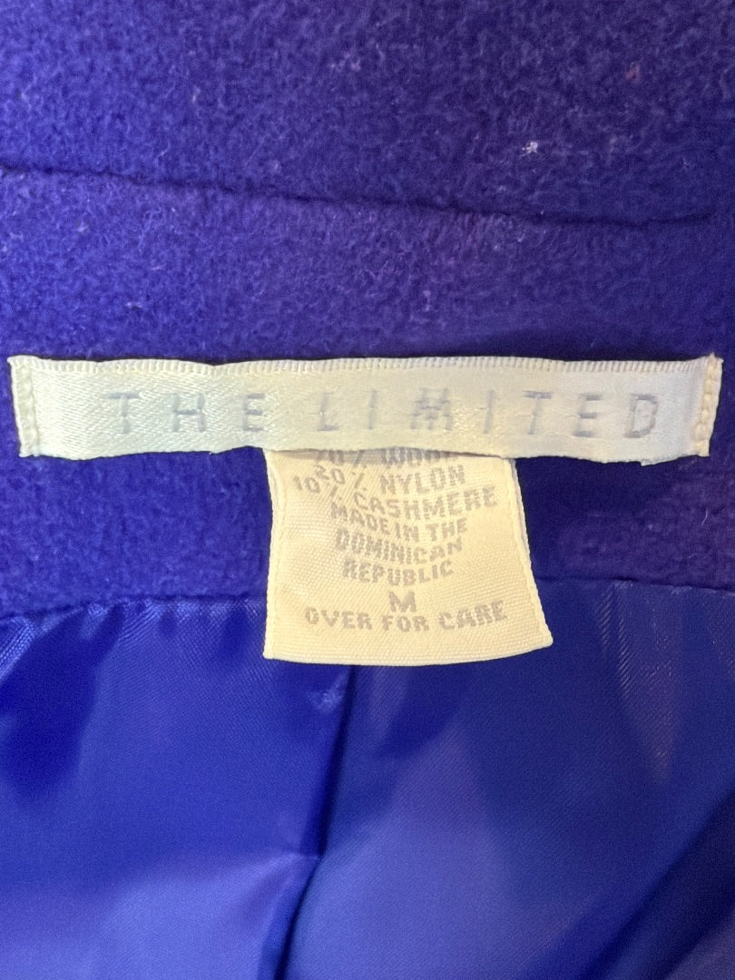 The Limited Wool and Cashmere blend Blazer, Purple, Medium, Used - Good