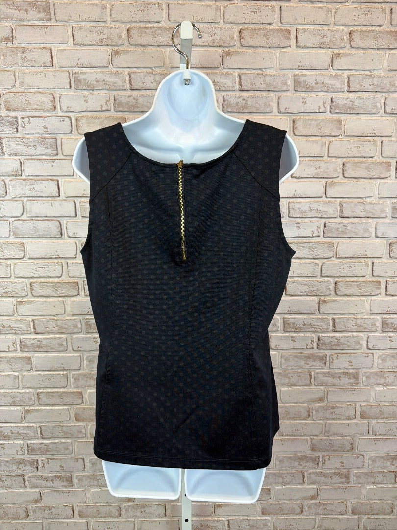 Banana Republic Tank, Navy polka sots, 14, Used - Good