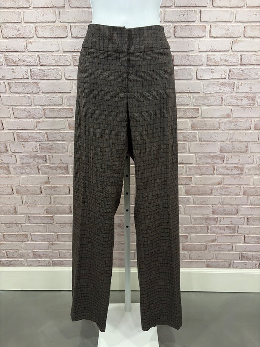 Amanda & Chelsea Pants, Brown/grey plaid, 10, Used - Good