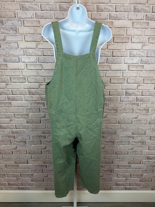Easel Overalls, Green, Small, New With Tags