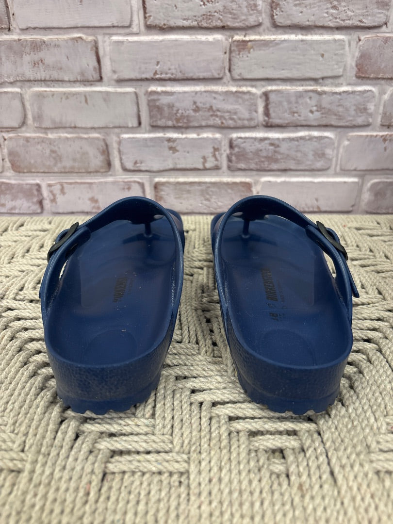 Birkenstock Sandals, Navy, 7, Used - Good