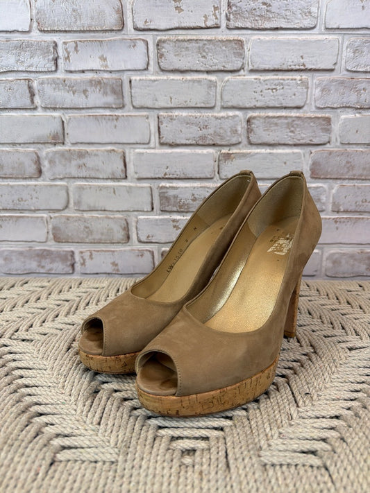 Stuart Weitzman Heels, Beige, 8N, Used - Good