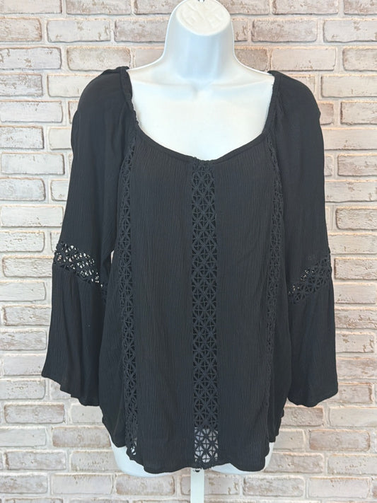 Karen Kane Shirt – Black, Size Large – Excellent Condition