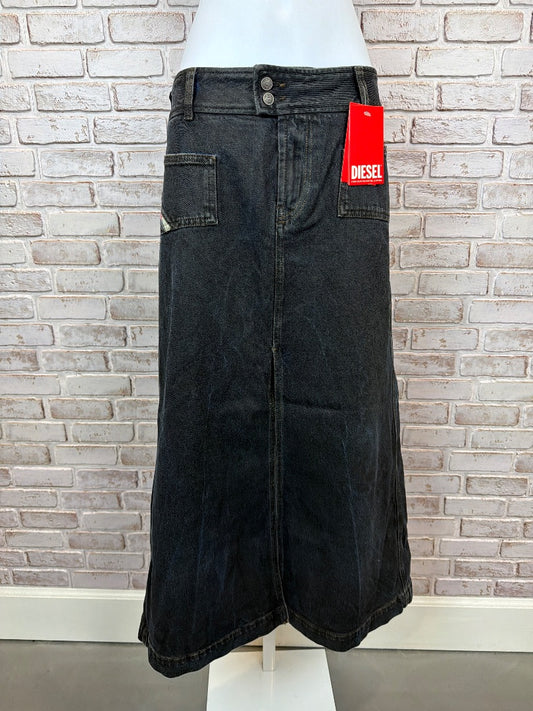 Diesel De-Yinka Skirt, Dark denim, 32, New With Tags