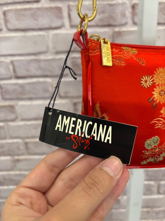 Americana Handbag, Red, One Size, Used - Good