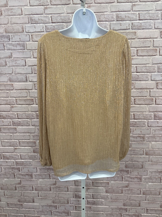 Nine West Shirt, Gold, Large, Used - Good