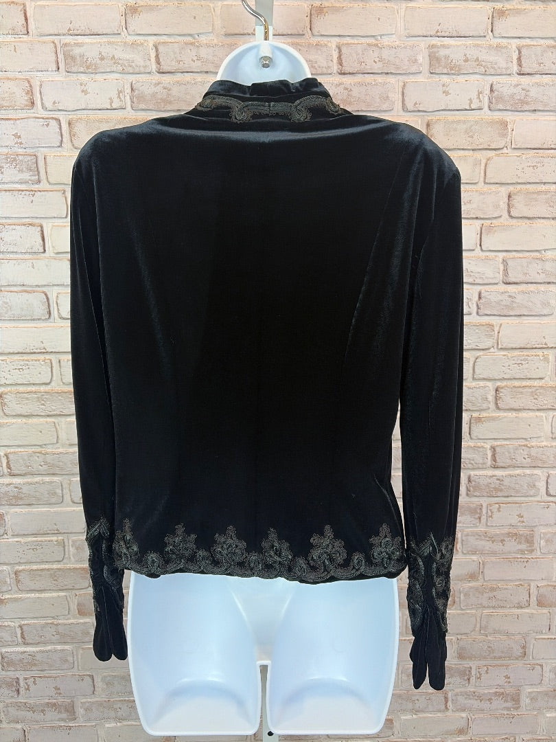 Cachet Velvet Blazer, Black, 6, Used - Excellent