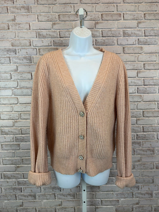 White House Black Market Cardigan, Pink, XL, Used - Good