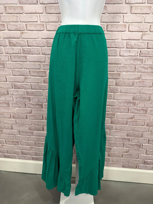 Soft Surroundings Pants, Green, Large, Used - Good