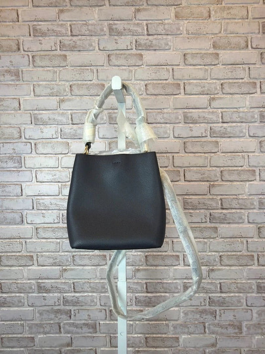 Coach Bag - Handbag – Coach Town Small Leather Bucket Handbag, Midnight blue, One Size, New With Tags