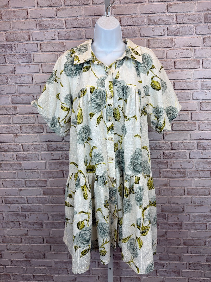 En Saison Dress, Multi floral, Small, Used - Excellent