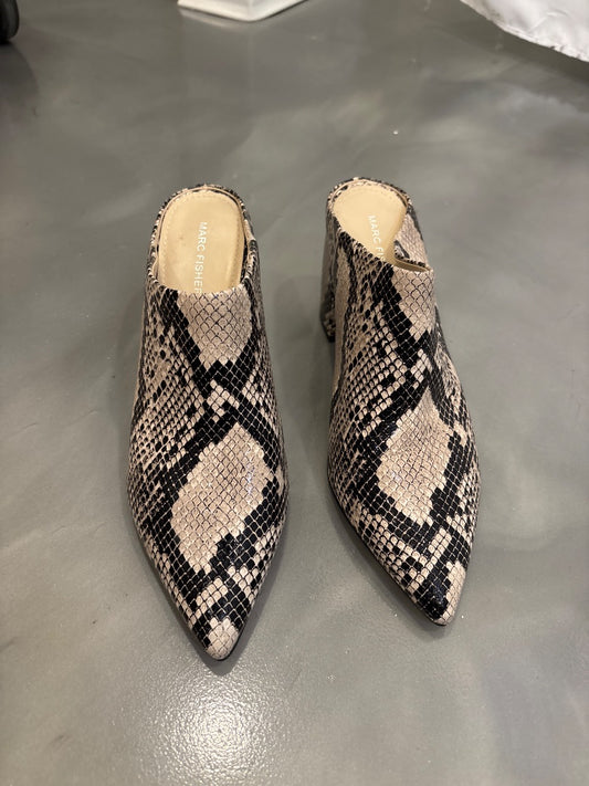 Marc Fisher Heels, Snakeskin, 10
