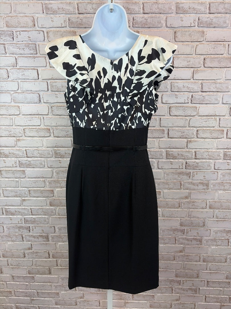 White House Black Market Dress, Black/white, 0, Used - Good