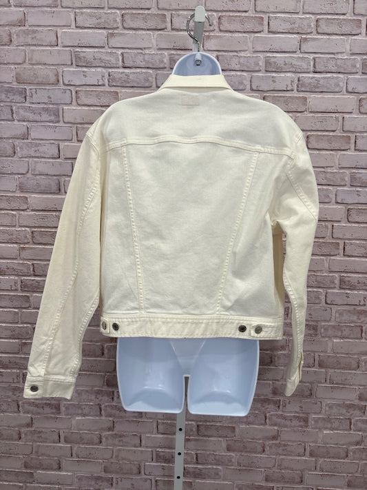 Ralph Lauren Jacket, White denim, Large, Used - Good