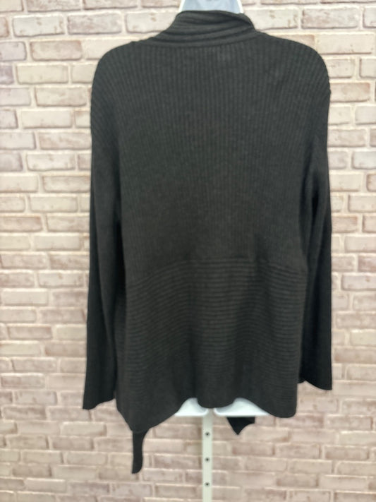 Dana Buchman Cardigan, Grey, XL, Used - Good