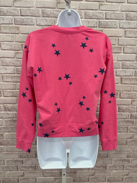 Bobbi Sweater, Pink/blue stars, XS, Used - Good