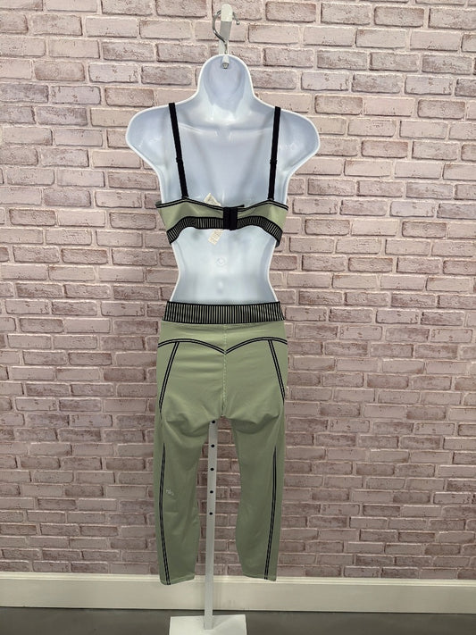 Alo Matching Clothing Set, green/black, Small, Used - Good