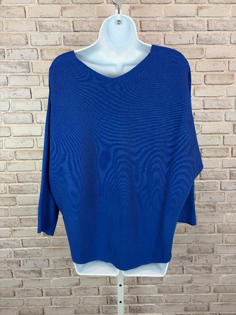 Vila Milano Sweater, Blue, XL, Used - Good