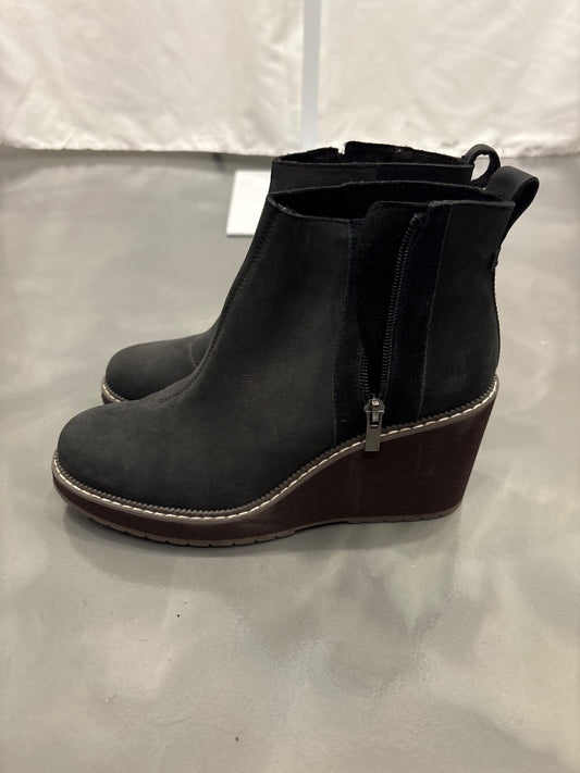 Toms Booties, Black, 7, Used - Good