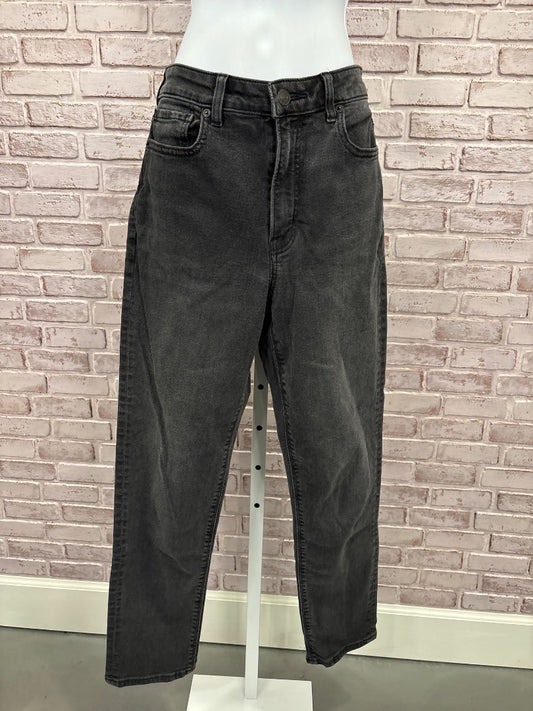 American eagle Mom Jeans, Black denim, 6, Used - Good