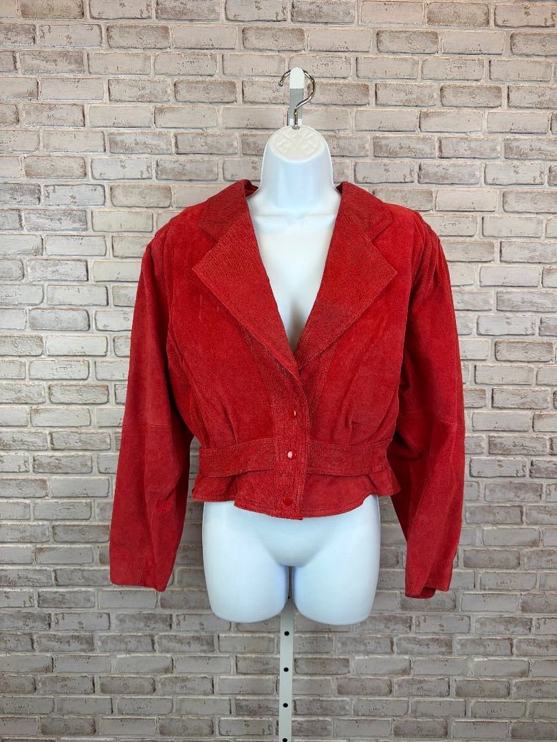 G-III Leather Outerwear - Jacket / Coat – G-III Leather Leather Jacket, Red, Small, New With Tags [Live 2.15]