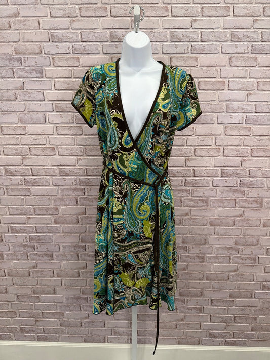 Apt 9 Dress, green/brown multi, Medium, Used - Good