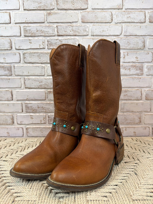 Dingo Appaloosa Leather Western Boots, Brown, 8.5, Used - Excellent