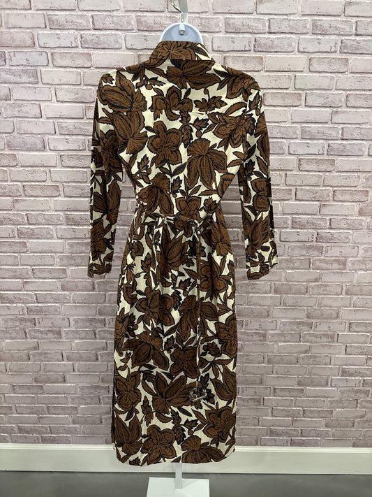 Zara Dress, Brown/white, XS, Used - Good