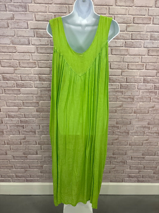 Seven Islands Dress, Green floral multi, One Size, Used - Good