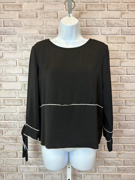 Zara Top - Blouse – Zara Blouse, Black/white, Small, Used - Good