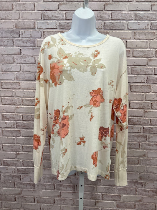 We the Free Shirt, Cream multi, XS, Used - Good