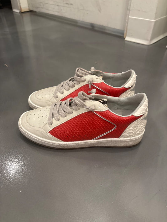 The shu ahop Sneakers, White/red, 7.5