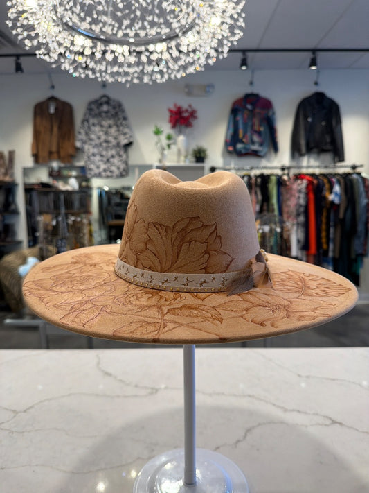 Sun Kissed Fedoras Hat, Tan, One Size, Brand New