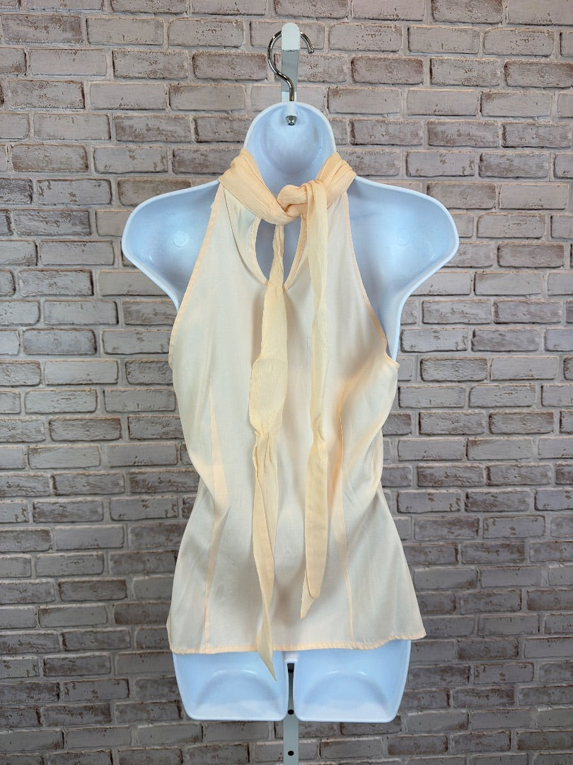 Marciano Sleeveless blouse, Peach, Small, Used - Excellent