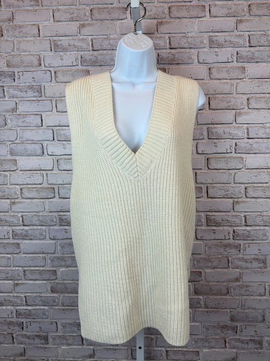 Giani Bini Top - Sweater – Giani Bini Sleeveless Sweater, White, Medium, New With Tags