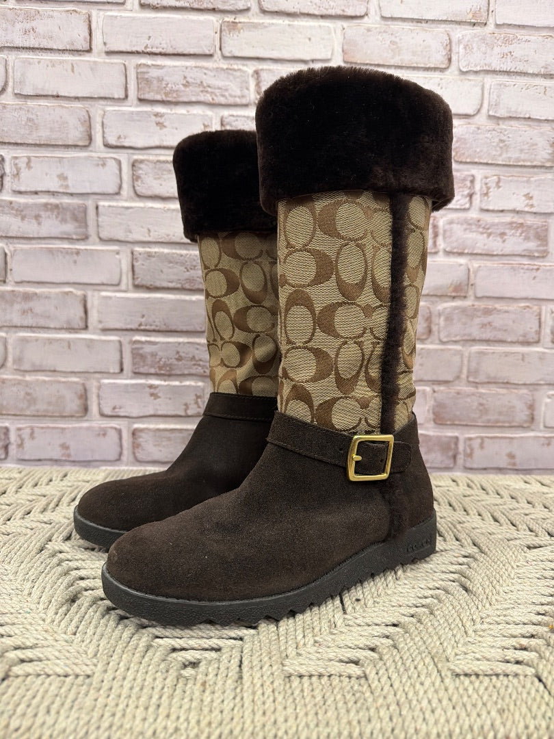 Coach Boots, Brown, 5.5, Used - Good