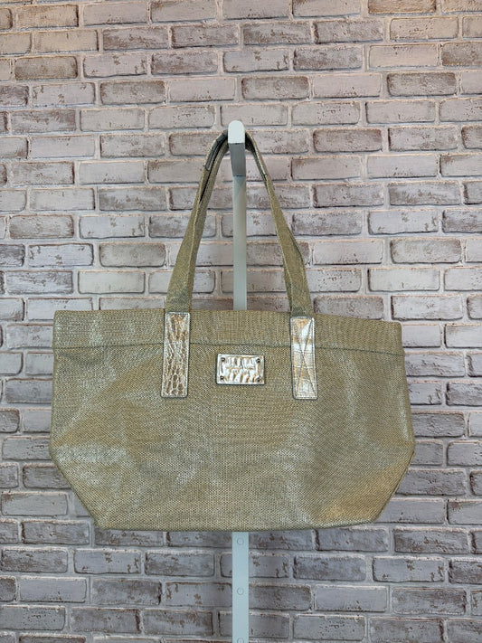 Michael Kors Tote, Straw/silver, One Size, Used - Good