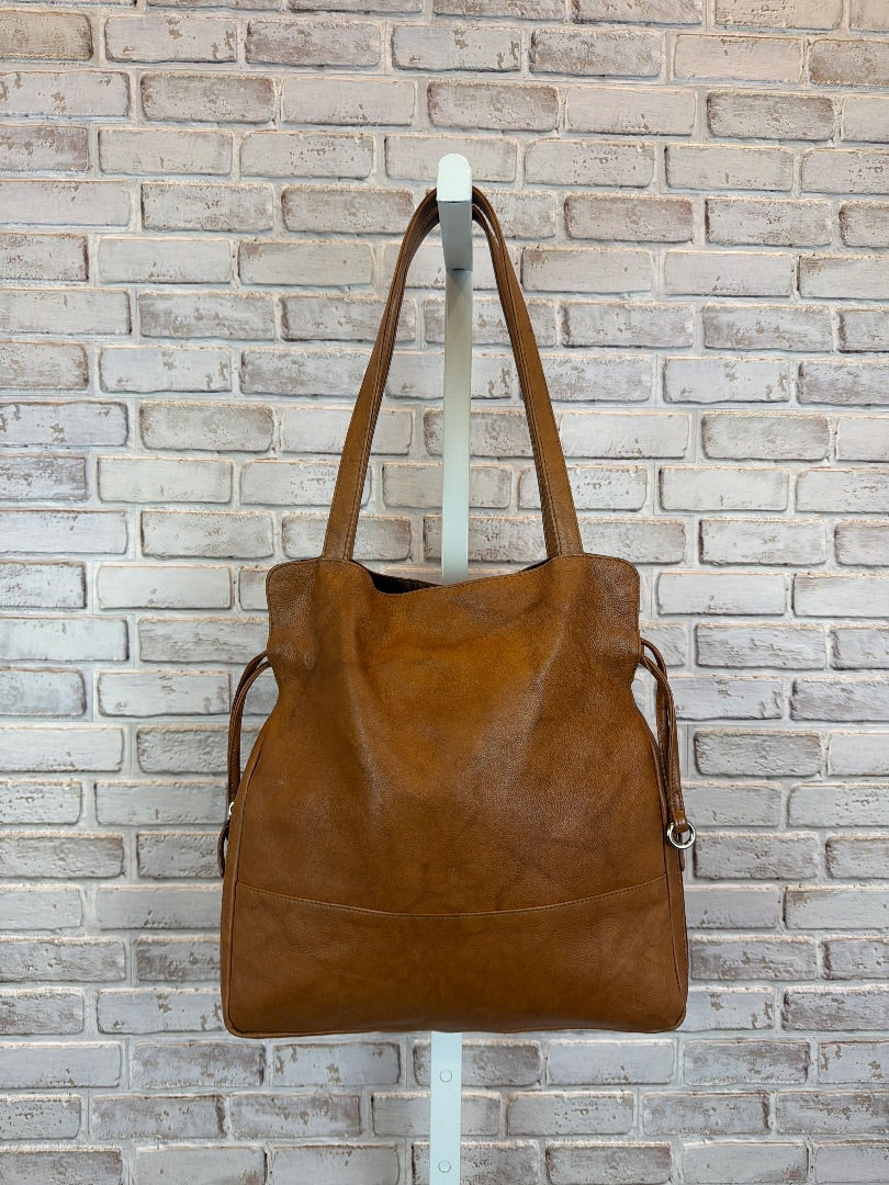 Various Leather Handbag, Tan, One Size, Used - Good