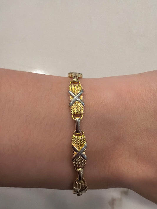 Various Bracelet, Gold/silver, One Size, Used - Excellent