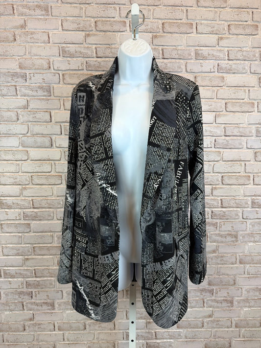 Joseph Ribkoff Blazer, black/white, 8, Used - Good