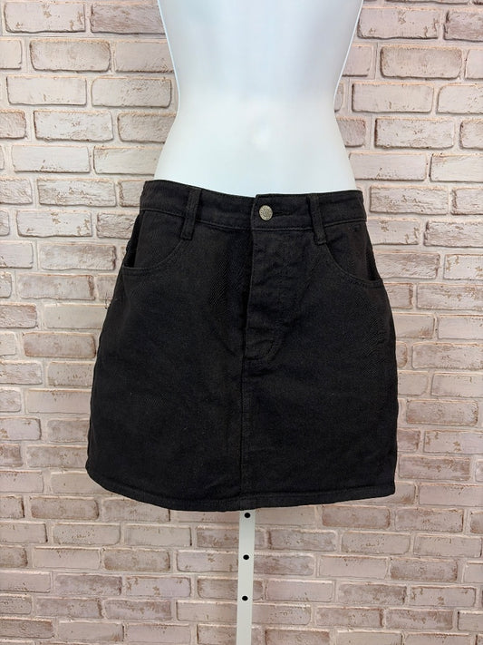 John Galt Kirt, Black denim, Medium, Used - Excellent