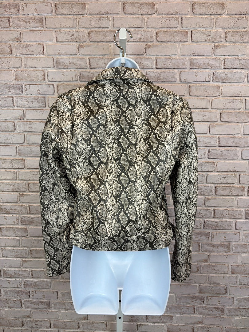 Blank NYC Jacket, Snakeskin, XS, Used - Good