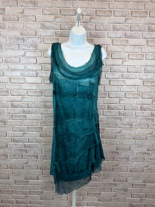 Tina Stephens Dress, Teal, One Size, Used - Good