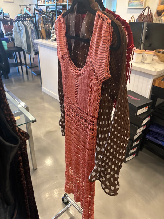 ABS Dresses, Orange, Large