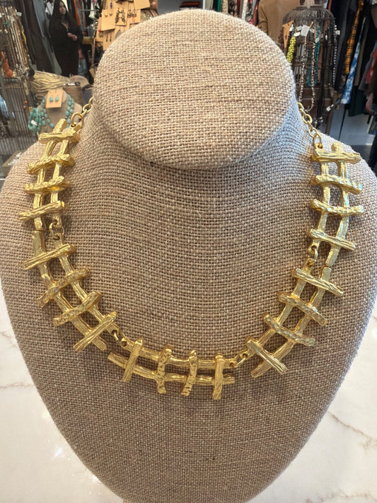 KS Paris Necklace, Gold, One Size, Used - Excellent