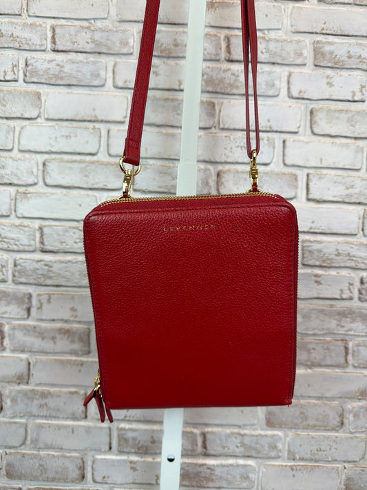 Levenger Crossbody, Red, One Size, Used - Excellent