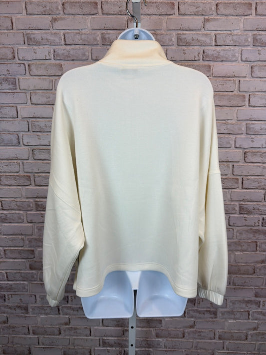 Liverpool Zip up sweatshirt, White, XL, New With Tags