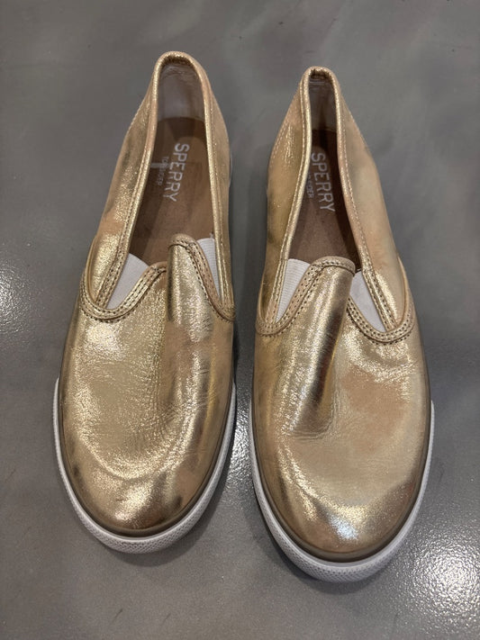 Sperry Sneakers, Gold, 10, Used - Good