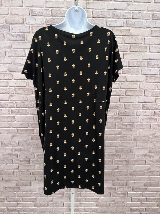 Purejill Dress, black multi, Large, New With Tags